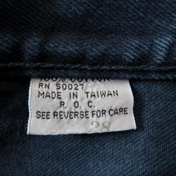 1990s Vintage Bill Blass Dark Wash Straight Leg Jeans 16L Waist 32" - Picture 8 of 8